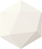 Настенная плитка Origami white hex 11x12,5