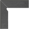 Semir Grafit Цоколь левый структурный 2-х элем 30х8,1