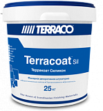 Terraco Terracoat XL Silicone Фасадная  декоративная штукатурка с  текстурой "Короед" силикон