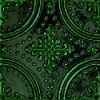 Декор Tinta green 148x148 мм