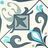 Декор Tubadzin Patch white 223x223 мм