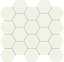 Настенная мозаика All in white/white 306x282 мм
