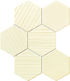 Мозаика Tubadzin Horizon hex ivory 289x221 мм