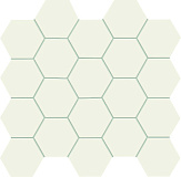 Настенная мозаика All in white/white 306x282 мм