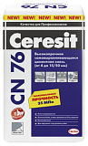 Ceresit CN 76 самовыравнивающаяся цементная смесь (от 4 до 15/50 мм)