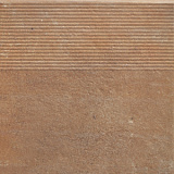 Scandiano Rosso Ступень простая структурная 30х30