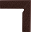 Natural Brown Duro Цоколь правый структурный 2-х элем 30х8,1