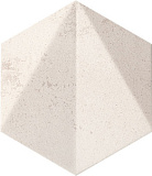 Декор Free Space hex white STR 11x12,5