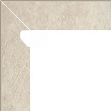 Scandiano Beige Цоколь левый структурный 2-х элем. 30х8,1