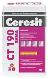 Ceresit CT 190 Зима штукатурно-клеевая смесь для минераловатных плит
