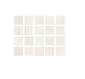 Декор настенный Elementary Patch White STR 148x148 мм